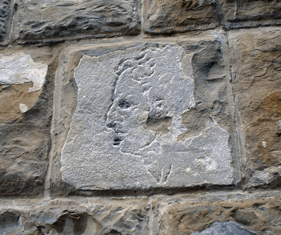 Graffito “l’importuno” Piazza della Signoria - Firenze